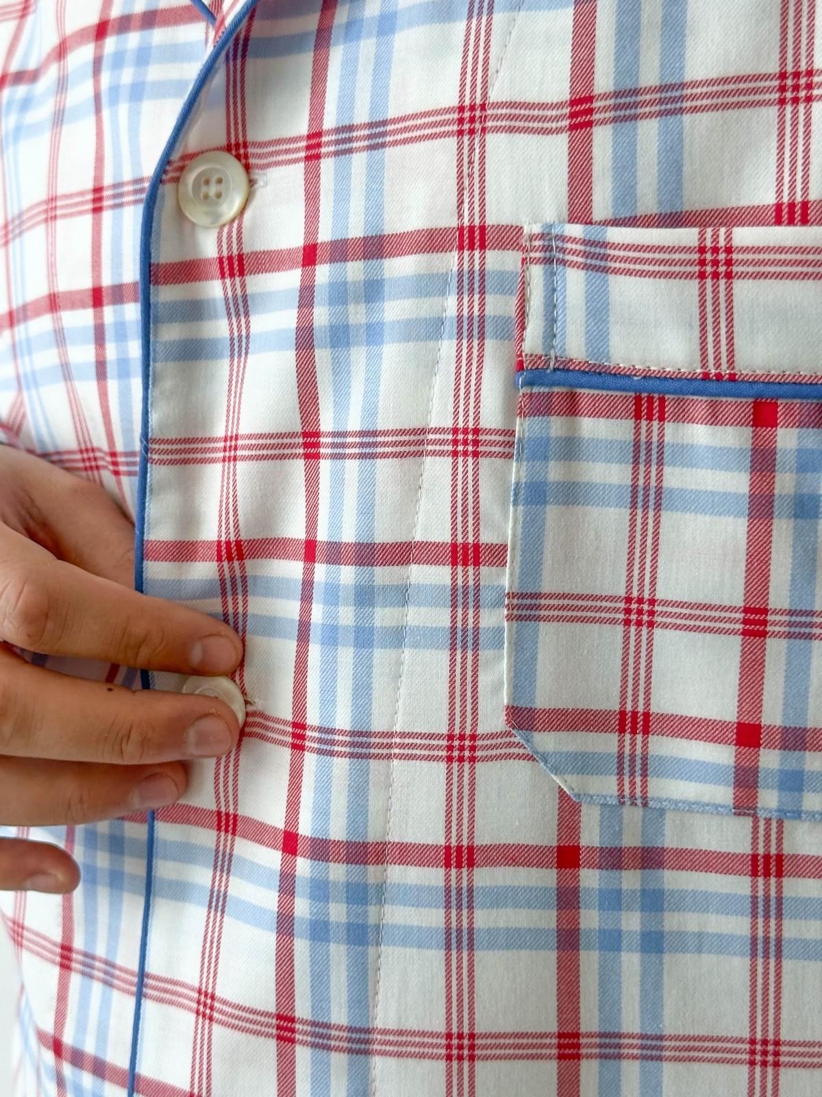 COMPLETO UOMO SCOZZESE AZZURRO/ROSSO COUFSCO AZZAZO SILVIA SCALMANA 