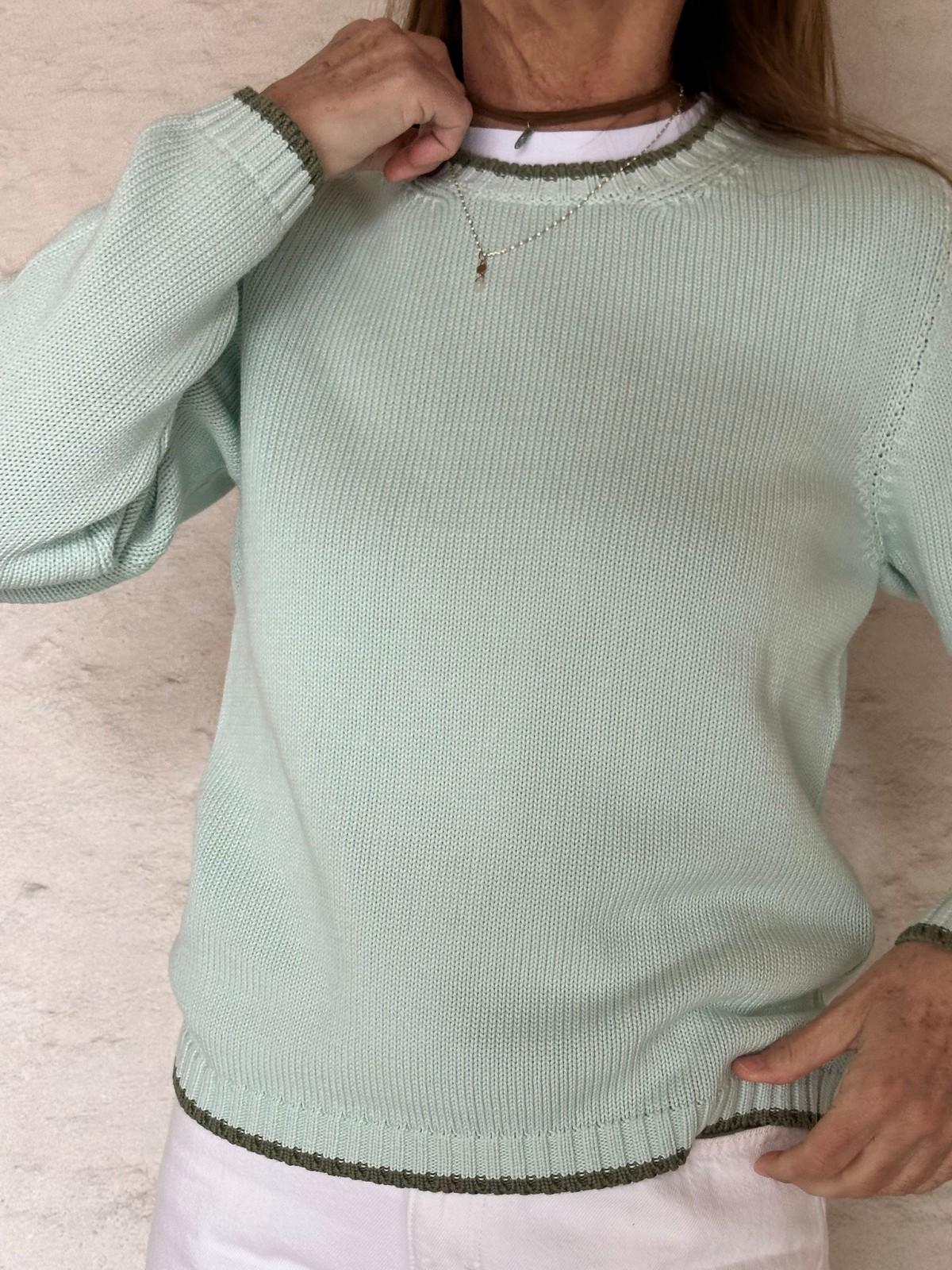 GIROCOLLO COTONE DONNA VERDINO PROFILO ARMY GIRTDC BVERDEARMY SILVIA SCALMANA 