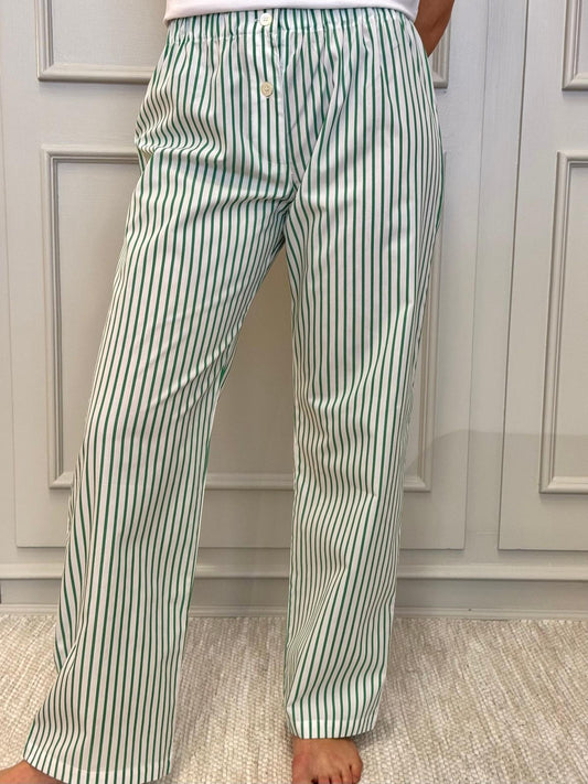 PANTALONI DONNA RIGA VERDE PADPRIG VER SILVIA SCALMANA 