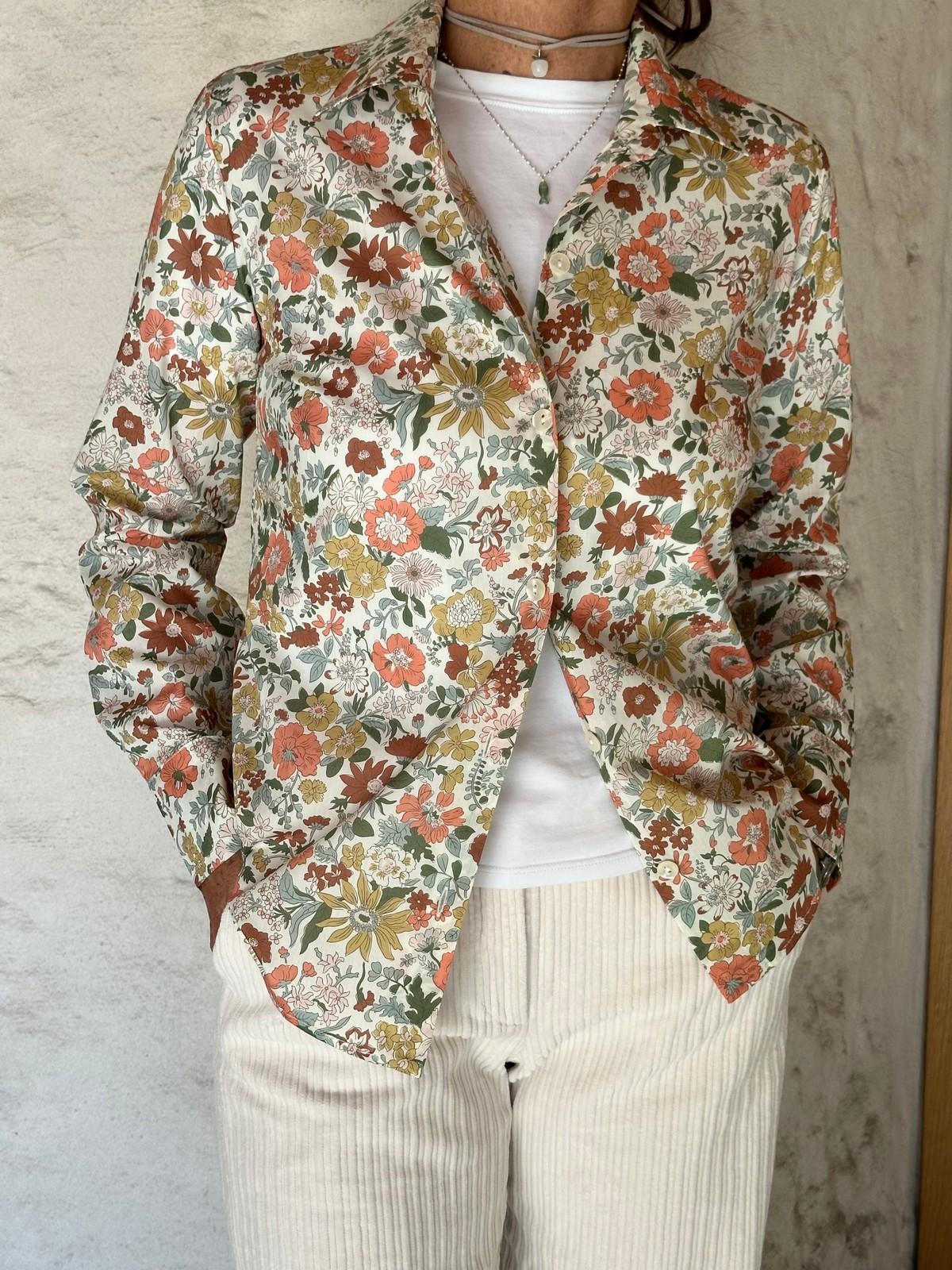 CAMICIA DONNA LIBERTY "DAISY MORISIA" CADL DAISYMORISIA SILVIA SCALMANA 