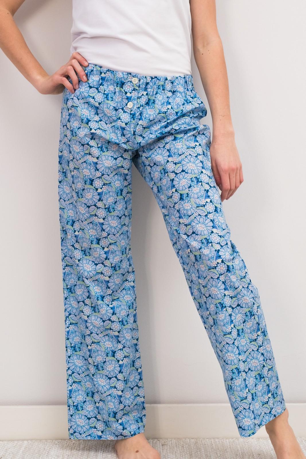 PANTALONI LIBERTY DONNA CLIFFORD STREET AZZURRO PADL CLIFFORDAZZURRO SILVIA SCALMANA 