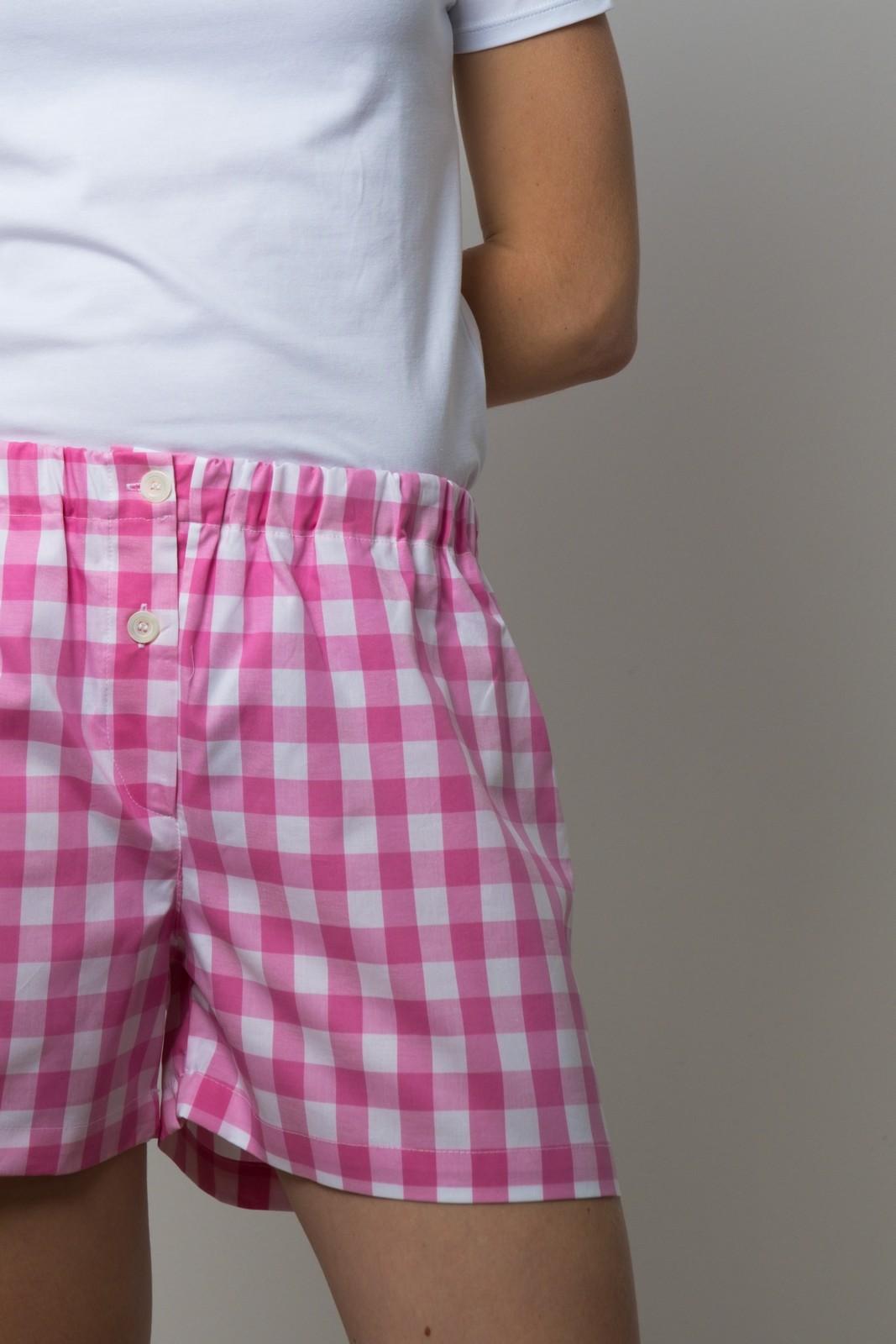 SHORTS DONNA QUADRONE FRAGOLA SHDPQDR FRG SILVIA SCALMANA 