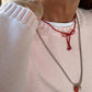 GIROCOLLO DONNA COTONE ROSA