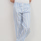 PANTALONI POPELINE DONNA TAGLIATELLA AZZURRA PADPTAG AZZ SILVIA SCALMANA 