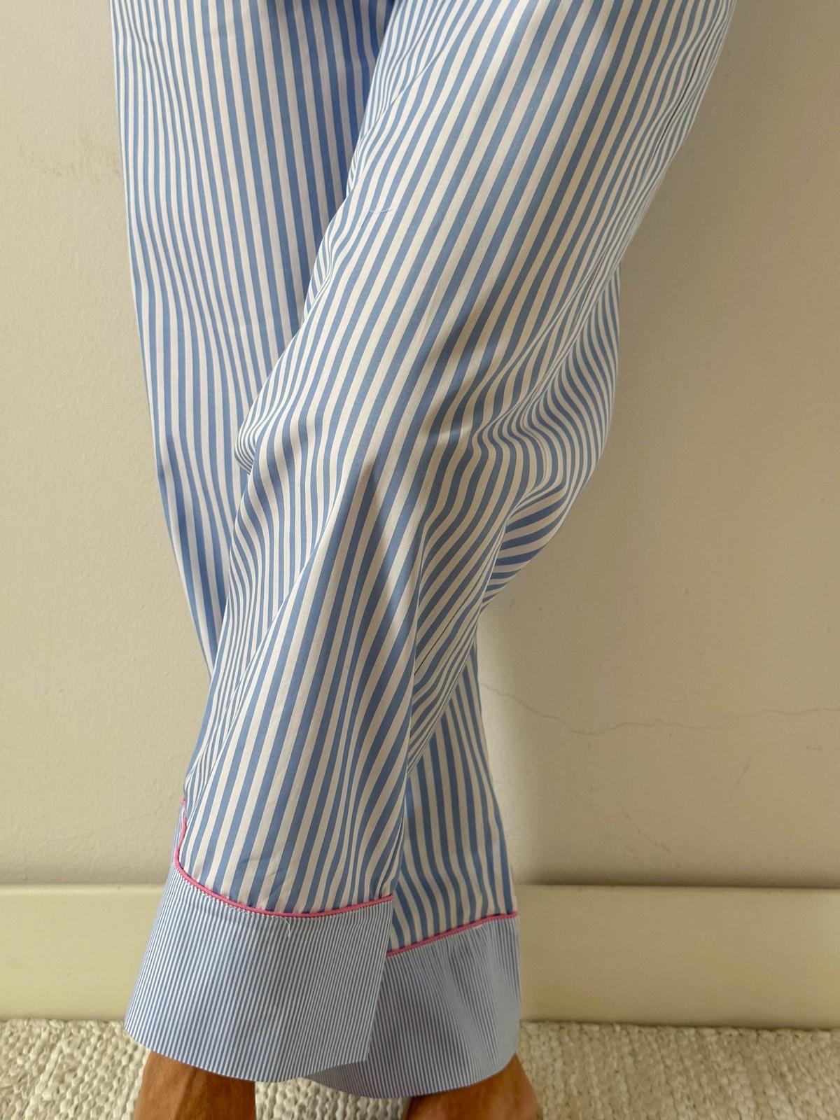 COMPLETO DONNA RIGA AZZURRA CON DETTAGLI RIGHINO AZZURRO MXDLRIG AZZAZZ SILVIA SCALMANA 