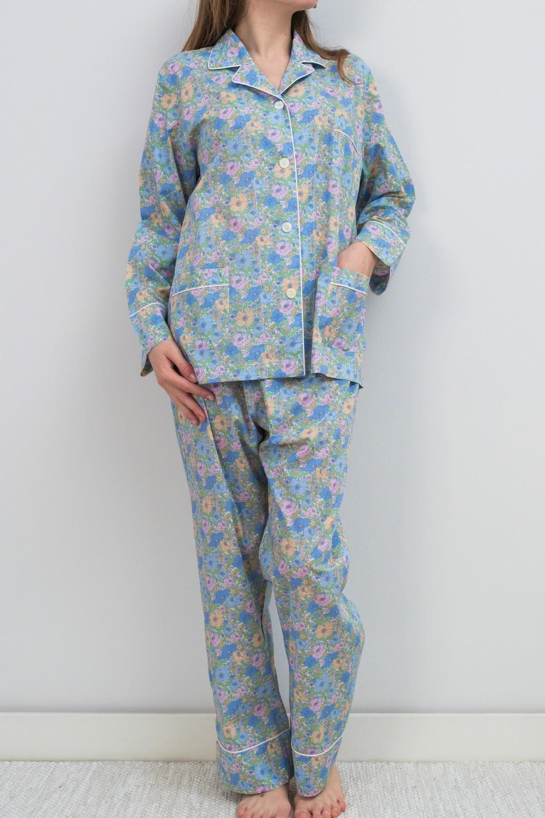 COMPLETO LIBERTY DONNA MEADOW SONG AZZURRO CODL MEADOWSONGAZZURRO SILVIA SCALMANA 