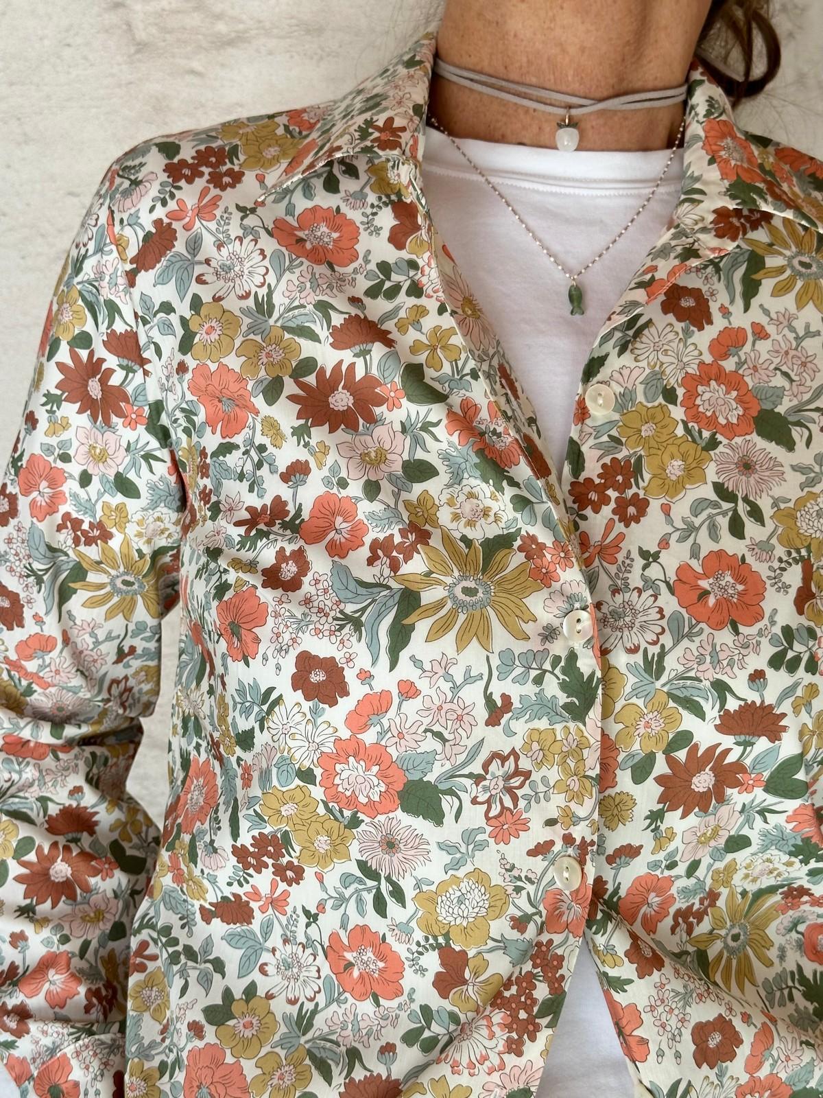 CAMICIA DONNA LIBERTY "DAISY MORISIA" CADL DAISYMORISIA SILVIA SCALMANA 