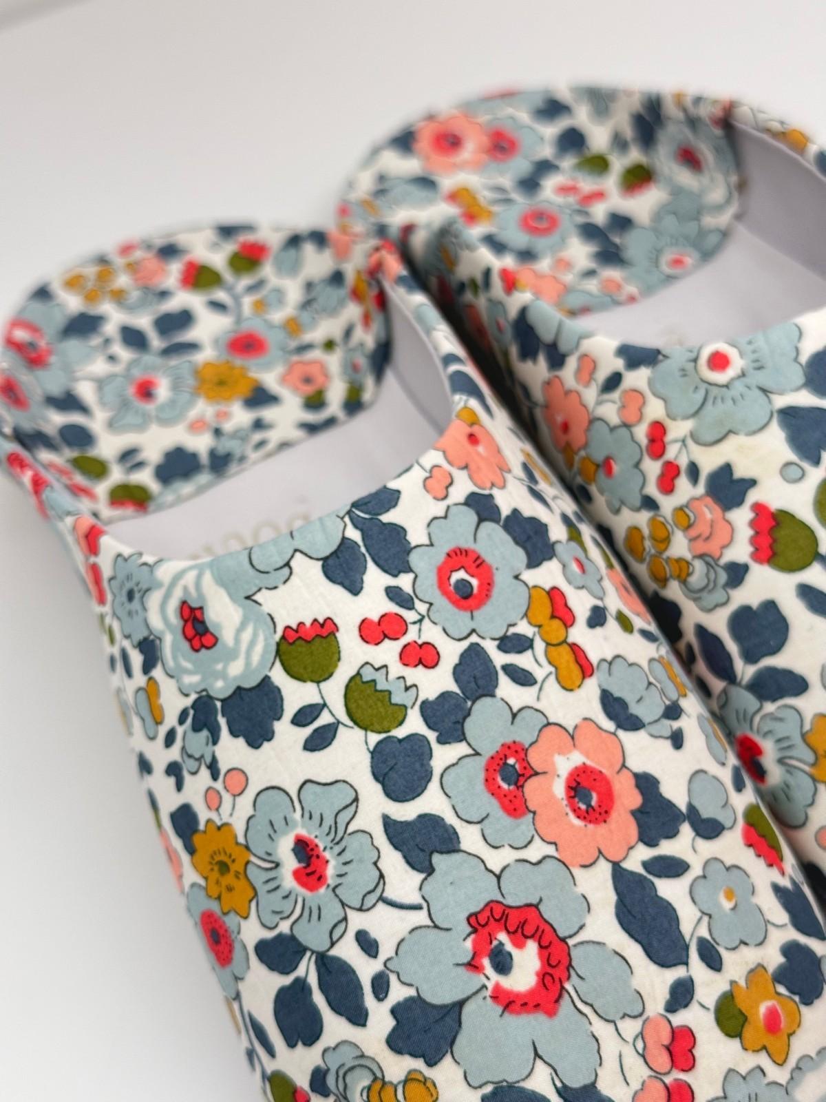 PANTOFOLE LIBERTY DONNA "BETSY" AZZURRO CLD BETSYAZZURRO SILVIA SCALMANA 