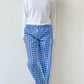 PANTALONI DONNA FINESTRATO FONDO BLUETTE PADFFIN BLU SILVIA SCALMANA 