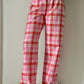 PANTALONI DONNA FLANELLA SCOZZESE FRAGOLA/ROSSO PDFL SCOZZFRAGOLAROSSO SILVIA SCALMANA 