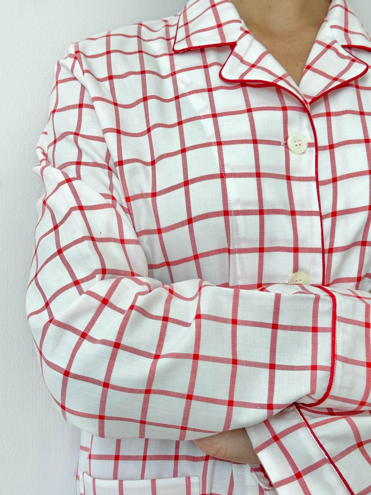 COMPLETO DONNA FINESTRATO ROSSO CODFFIN BIAROS SILVIA SCALMANA 