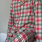 PIGIAMA UOMO IN FLANELLA SCOZZESE VERDE/ROSSO CUFL SCOZZVERDEROSSO SILVIA SCALMANA 