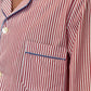 PIGIAMA UOMO BASTONCINO BORDEAUX PROFILO BLUETTE COUPBAS BRDBLT SILVIA SCALMANA 
