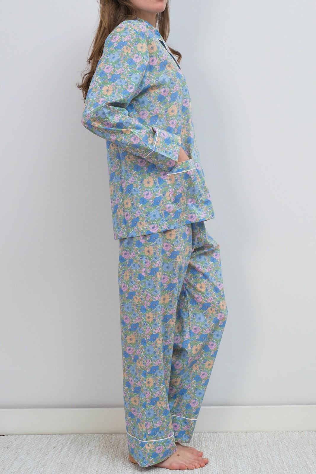 COMPLETO LIBERTY DONNA MEADOW SONG AZZURRO CODL MEADOWSONGAZZURRO SILVIA SCALMANA 