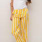 PANTALONI POPELINE DONNA RAGLIATELLA GIALLA PADPTAG GIA SILVIA SCALMANA 
