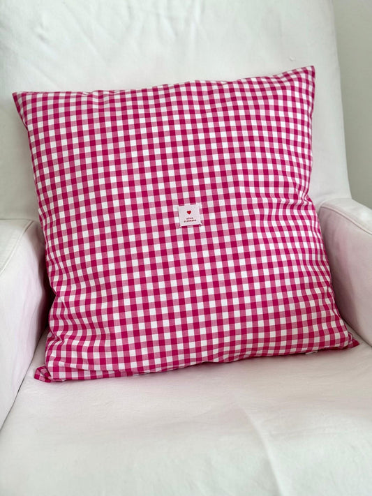 CUSCINO QUADRO FUXIA