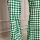 PANTALONI DONNA LINO QUADRO VERDE PADIQDR VER SILVIA SCALMANA 