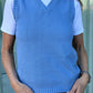 GILET COTONE DONNA AZZURRO GILTDC AZZURRO SILVIA SCALMANA 