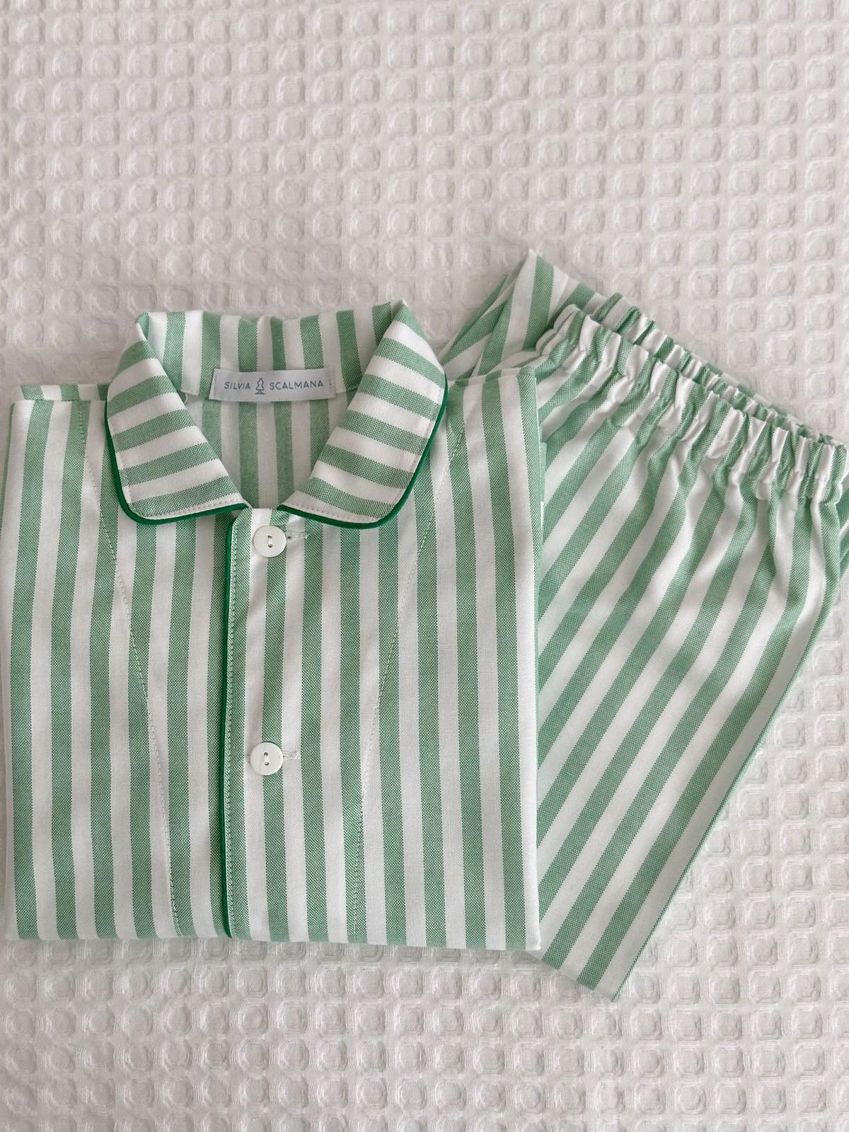 COMPLETO BIMBO TAGLIATELLA VERDE COBFTAG VERVER SILVIA SCALMANA 