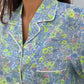 PIGIAMA LIBERTY CORTO DONNA "MARGARET ANNIE AZZURRO"