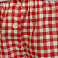 SHORTS DONNA LINO QUADRO ROSSO SHDIQDR ROS SILVIA SCALMANA 