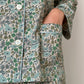 LIBERTY WOMEN'S "POPPY AND DAISY" GREEN PAJAMAS