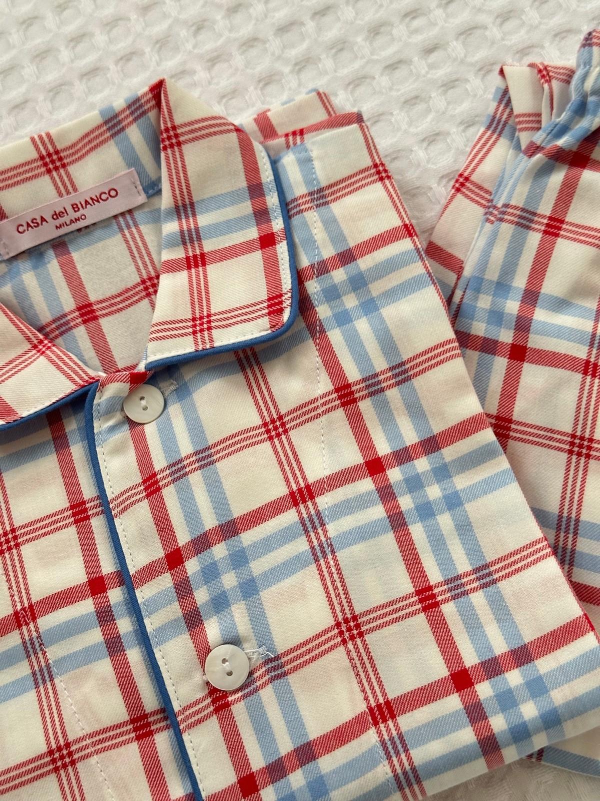 COMPLETO BIMBO SCOZZESE AZZURRO/ROSSO COBFSCO AZZROS SILVIA SCALMANA 