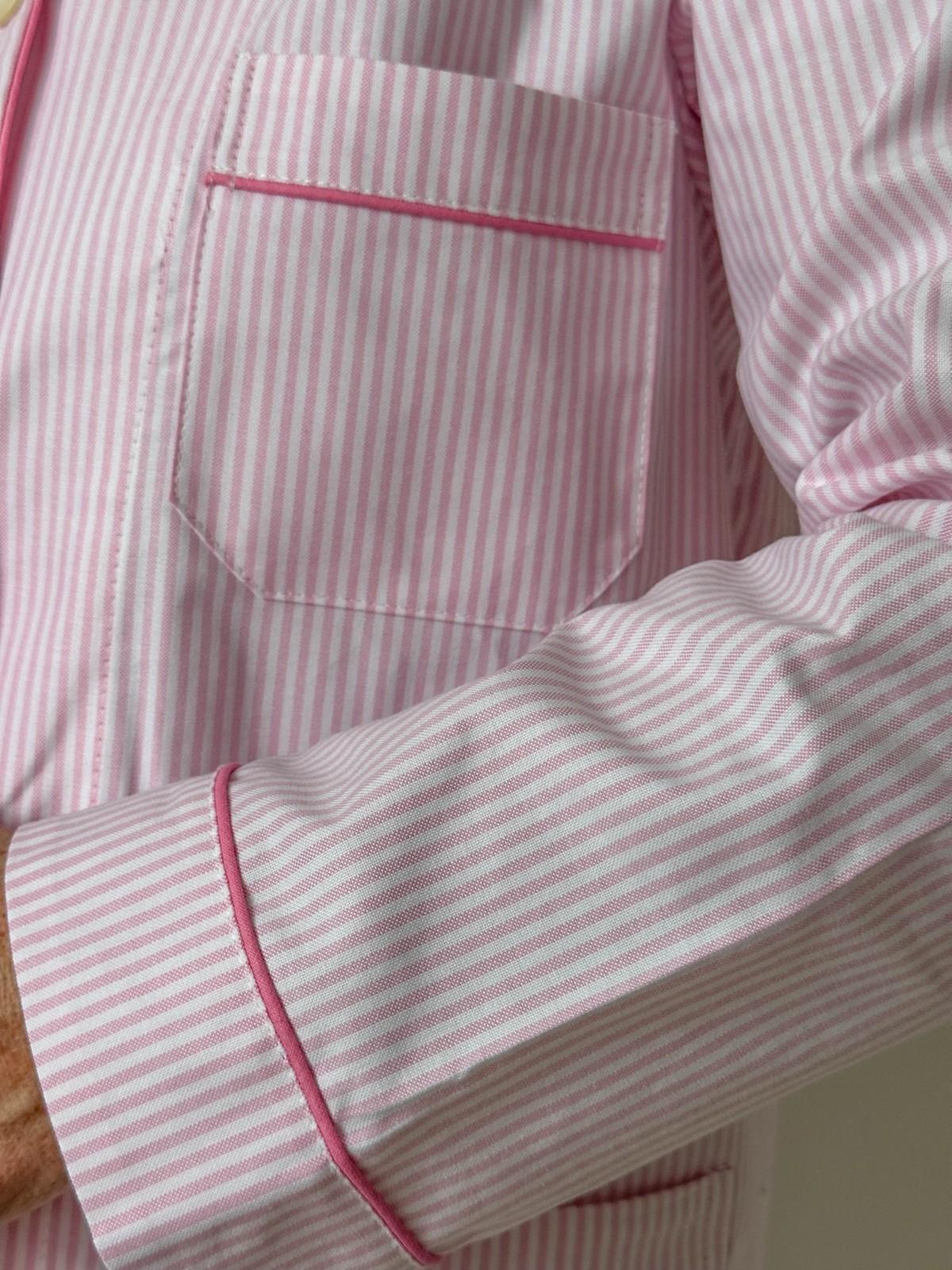 COMPLETO DONNA OXFORD BASTONCINO ROSA PROFILO FRAGOLA CODPBAS RSAFRG SILVIA SCALMANA 