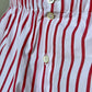 RED STRIPED POPLIN BOXER