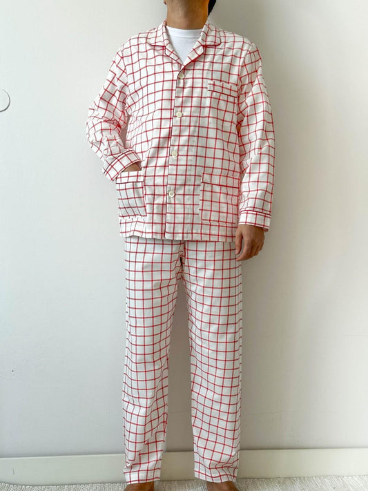 COMPLETO UOMO FINESTRATO ROSSO COUFFIN BIAROS SILVIA SCALMANA 