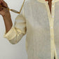 CAMICIA COREANA LINO UNITO GIALLO CKDIUNI GIA SILVIA SCALMANA 