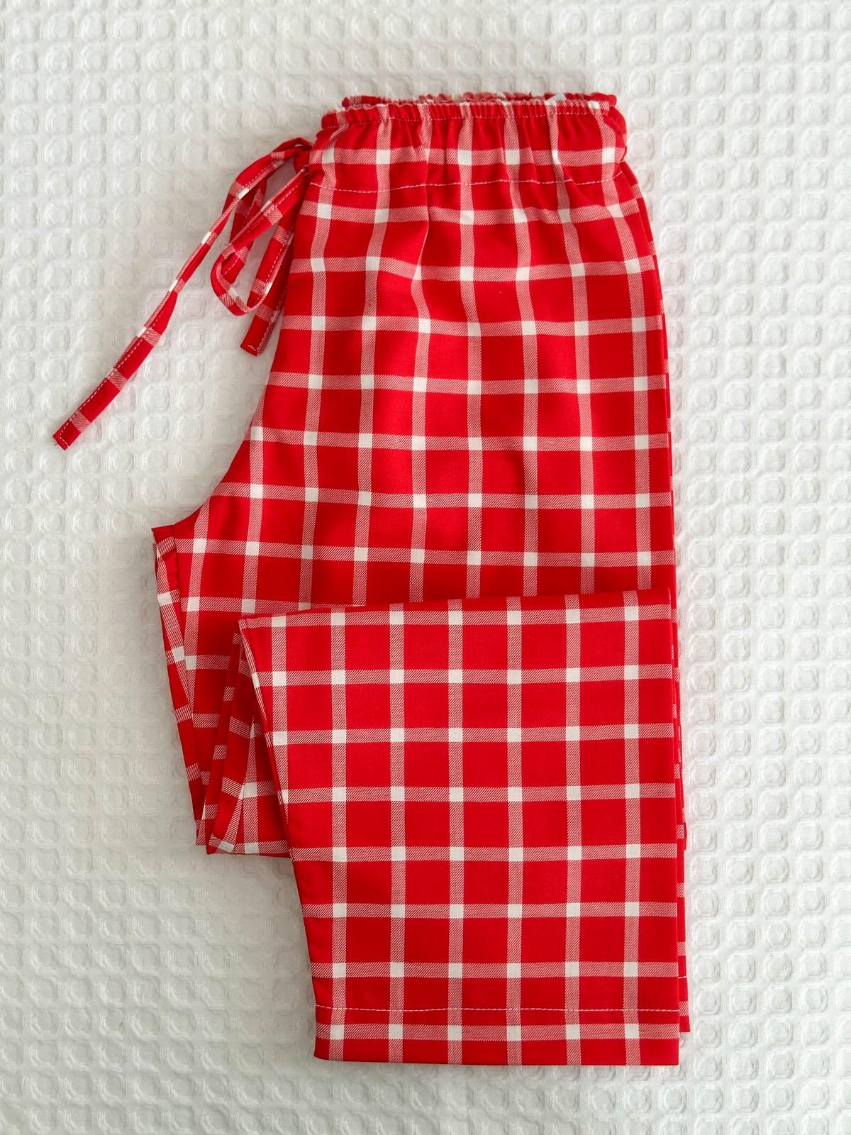 PANTALONI BIMBO FINESTRATO FONDO ROSSO PABFFIN ROS SILVIA SCALMANA 