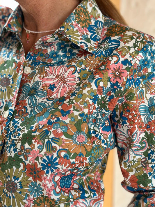 CAMICIA LIBERTY DONNA "RAINBOW GARDEN"