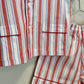 PIGIAMA CORTO BAMBINO RIGONE ROSSO PROFILO ROSSO CCBPRGO ROSROS SILVIA SCALMANA 