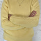 GIROCOLLO COTONE DONNA GIALLO GIRTDC GIALLO SILVIA SCALMANA 
