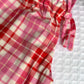 PANTALONI BAMBINO IN FLANELLA SCOZZESE FRAGOLA/ROSSO PBFL SCOZZFRAGOLAROSSO SILVIA SCALMANA 