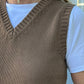 GILET COTONE DONNA MARRONE GILTDC MARRONE SILVIA SCALMANA 
