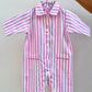 TUTINA BEBE' IN FLANELLA RIGONE ROSA TBFLTAGLIA FRAGOLA SILVIA SCALMANA 
