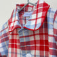 TUTINA BEBE' IN FLANELLA SCOZZESE AZZURRO/ROSSO TBFLSCOZZ ROSSOAZZ SILVIA SCALMANA 