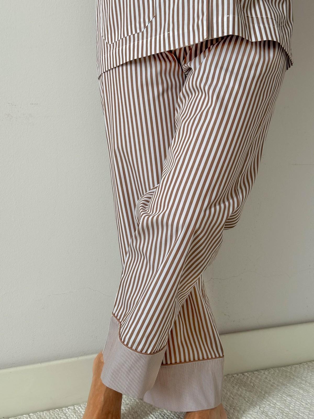 COMPLETO DONNA RIGA MARRONE CON DETTAGLI RIGHINO MARRONE MXDLRIG MARMAR SILVIA SCALMANA 
