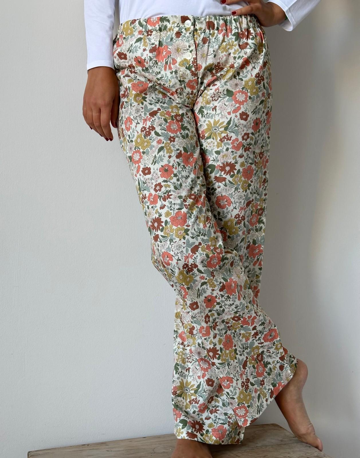 PANTALONI LIBERTY DONNA "DAISY MORISIA" PADL DAISYMORISIA SILVIA SCALMANA 