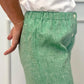 SHORTS DONNA LINO VERDE SHDIUNI VER SILVIA SCALMANA 