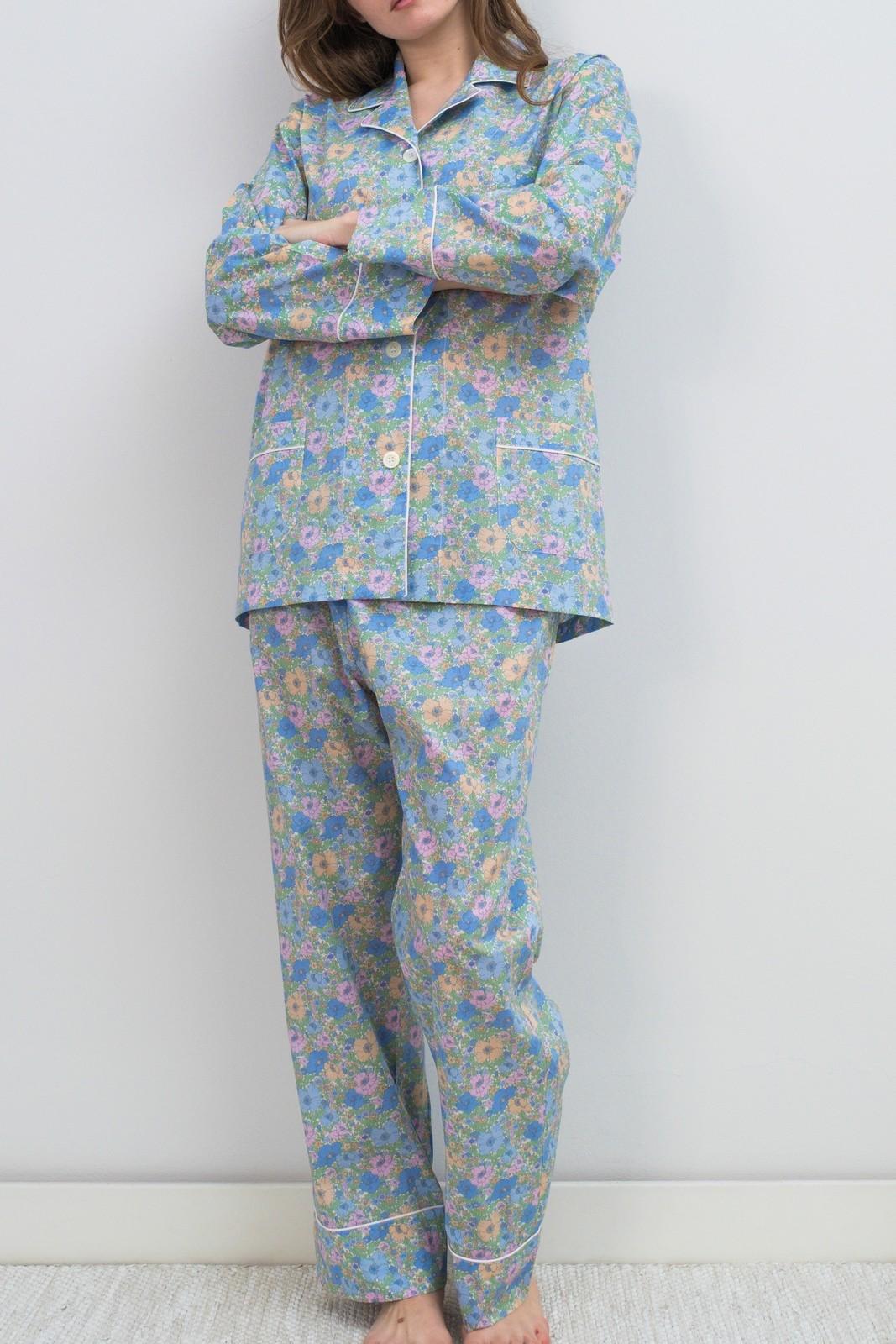 COMPLETO LIBERTY DONNA MEADOW SONG AZZURRO CODL MEADOWSONGAZZURRO SILVIA SCALMANA 