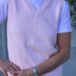 GILET COTONE DONNA ROSA GILTDC ROSA SILVIA SCALMANA 