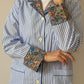 COMPLETO DONNA RIGA AZZURRA CON DETTAGLI "MARGARET ANNIE" MXDLRIG AZZMARGARETANNIE SILVIA SCALMANA 