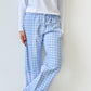 PANTALONI DONNA FINESTRATO FONDO AZZURRO PADFFIN AZZ SILVIA SCALMANA 