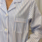PIGIAMA DONNA RIGA AZZURRA PROFILO ROSA