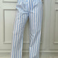 PANTALONI DONNA RIGONE AZZURRO PADPRGO AZZ SILVIA SCALMANA 
