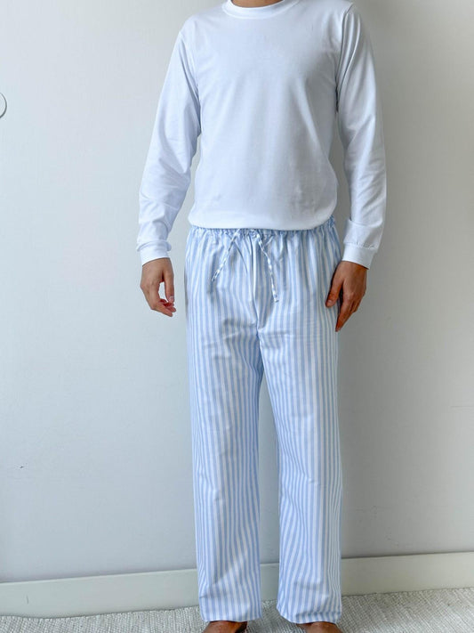 PANTALONI UOMO TAGLIATELLA AZZURRA PAUFTAG AZZ SILVIA SCALMANA 