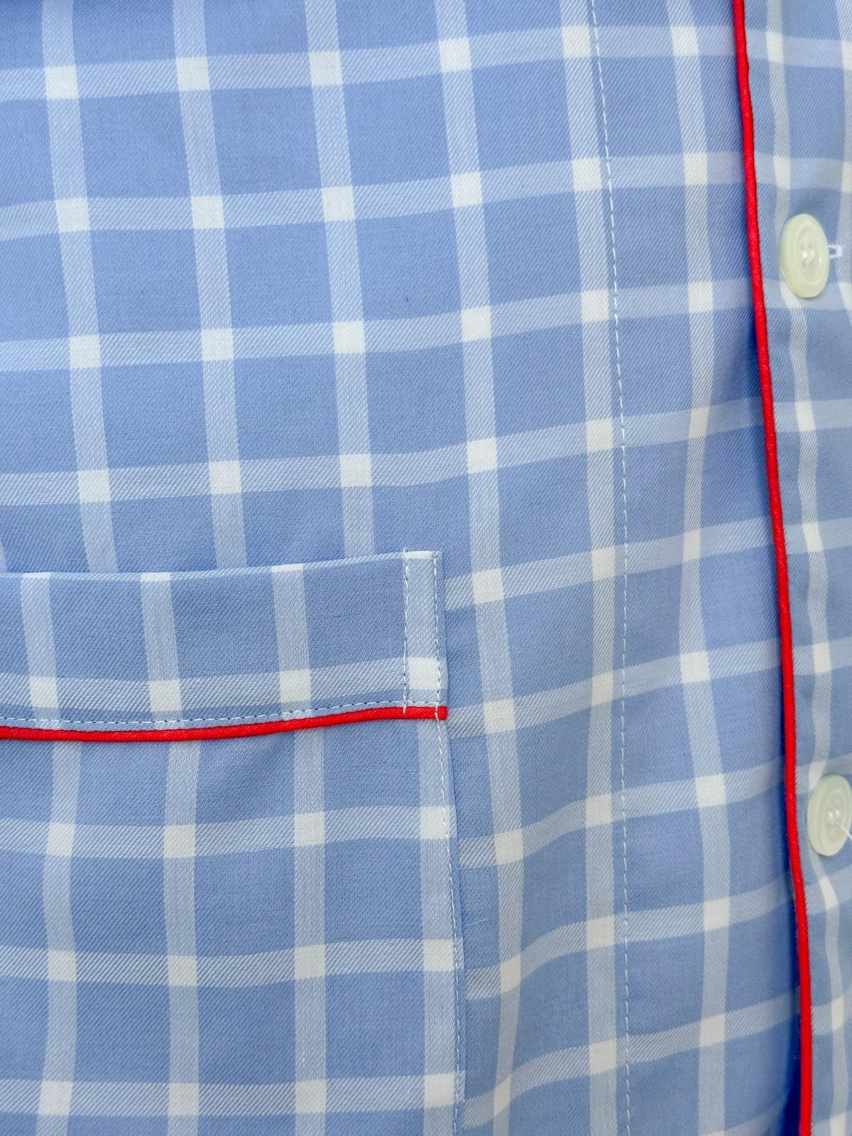 COMPLETO UOMO FINESTRATO FONDO AZZURRO COUFFIN AZZROS SILVIA SCALMANA 